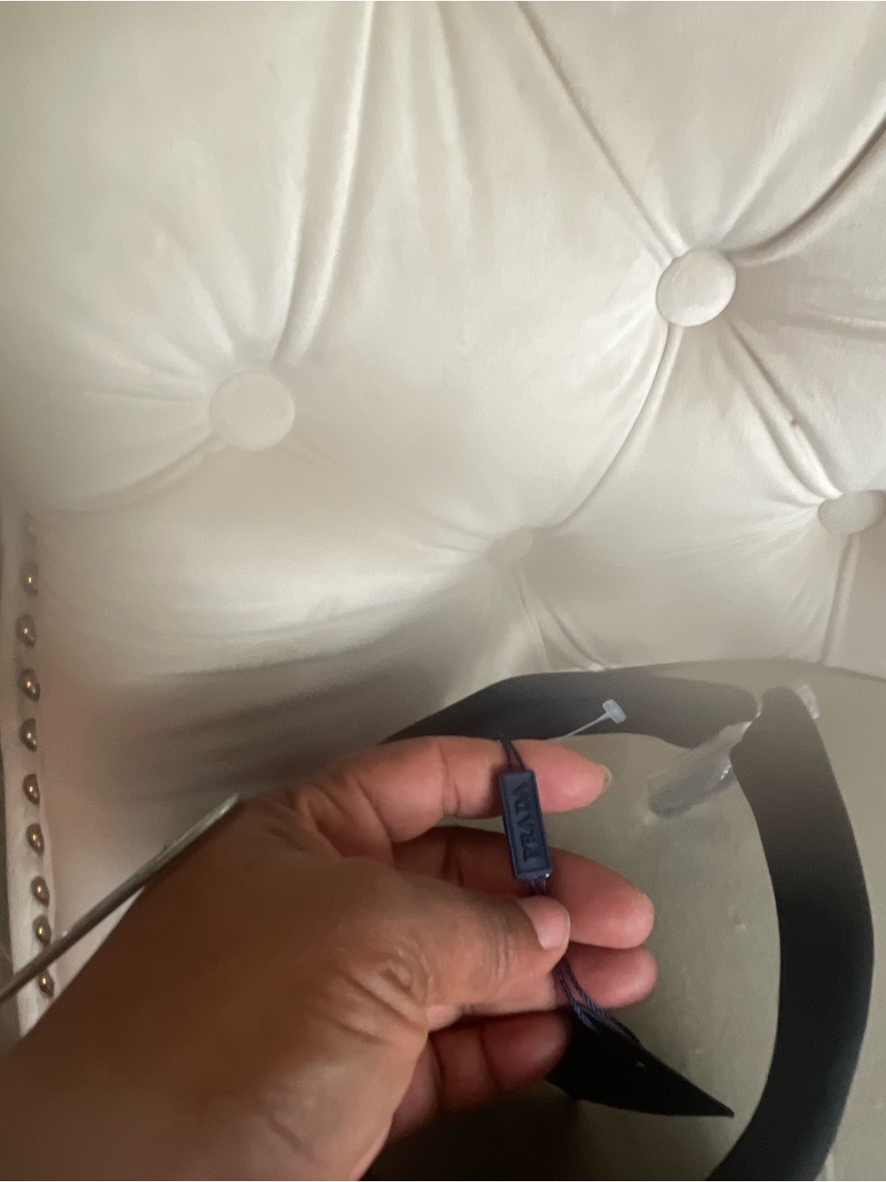 Prada Black Logo Visor - Picture 5 of 12